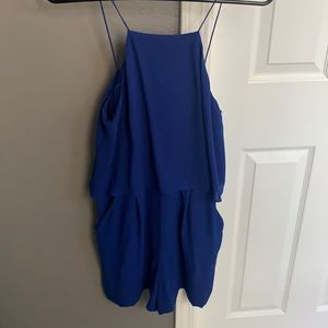 Royal blue romper